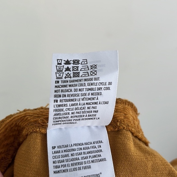 American Eagle Corduroy A-Line Button Down Mini Skirt - Picture 7 of 7